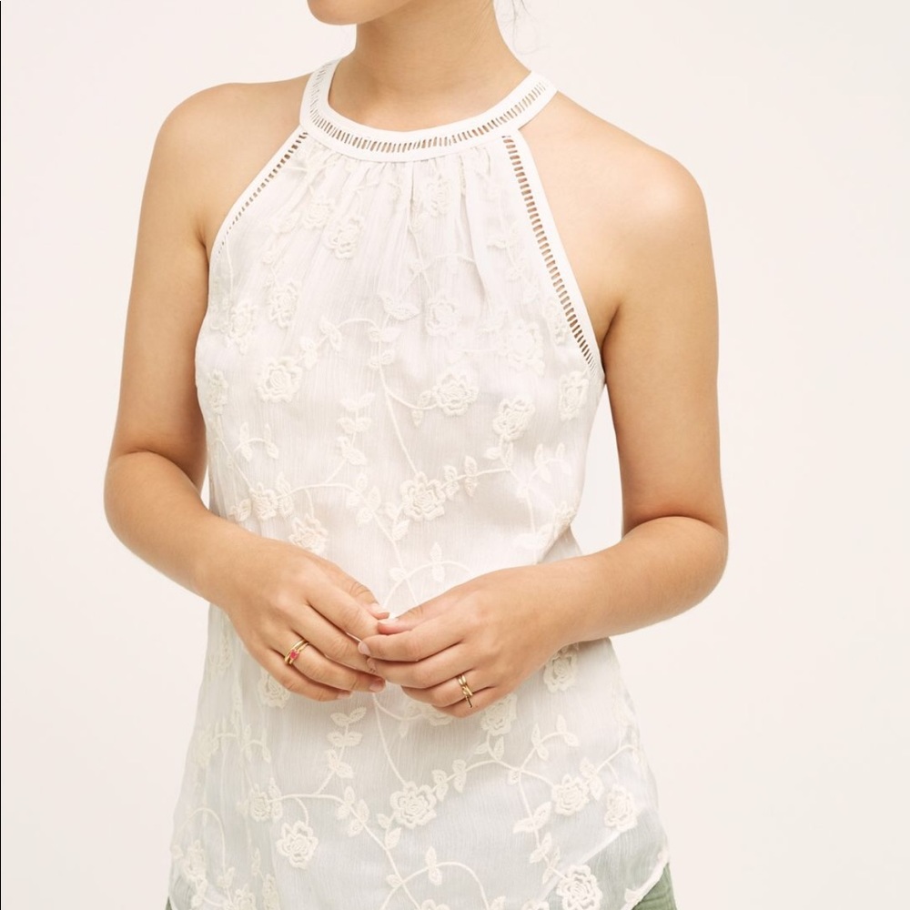 NWT Anthropologie Moonflower Halter XL
